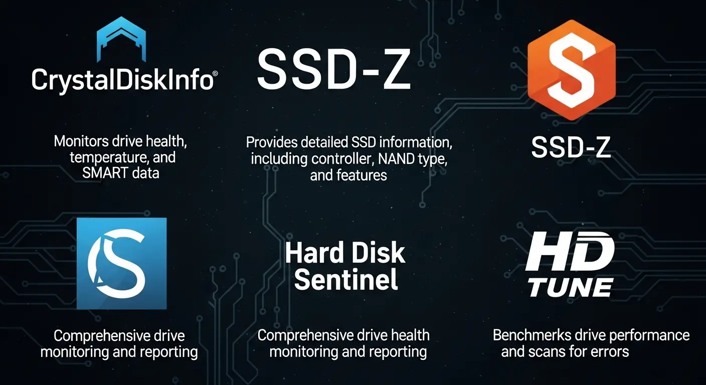 SSDの健康状態を確認するためのツールロゴ。