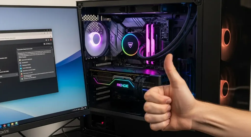 自作PCの完成