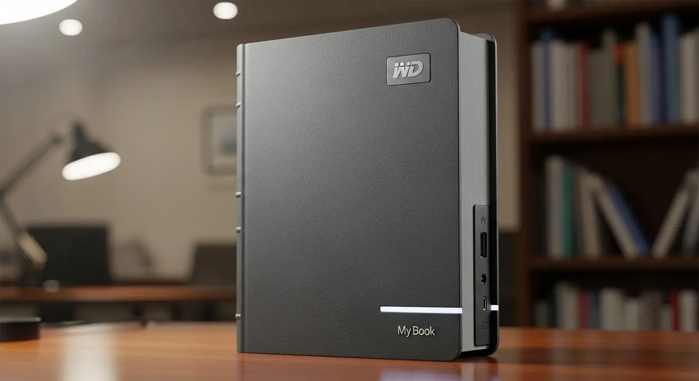 WD製外付けHDDの製品イメージ画像。