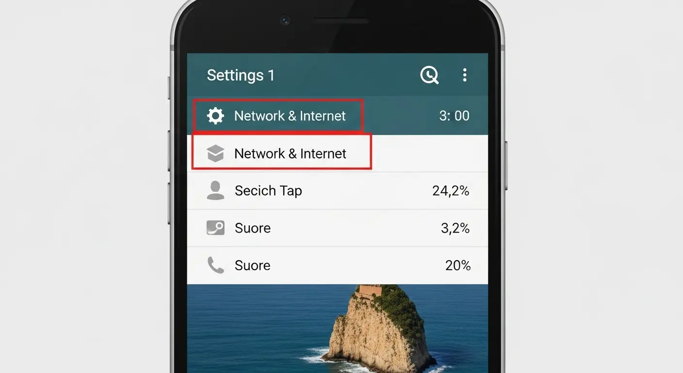 Androidの手動VPN設定手順
