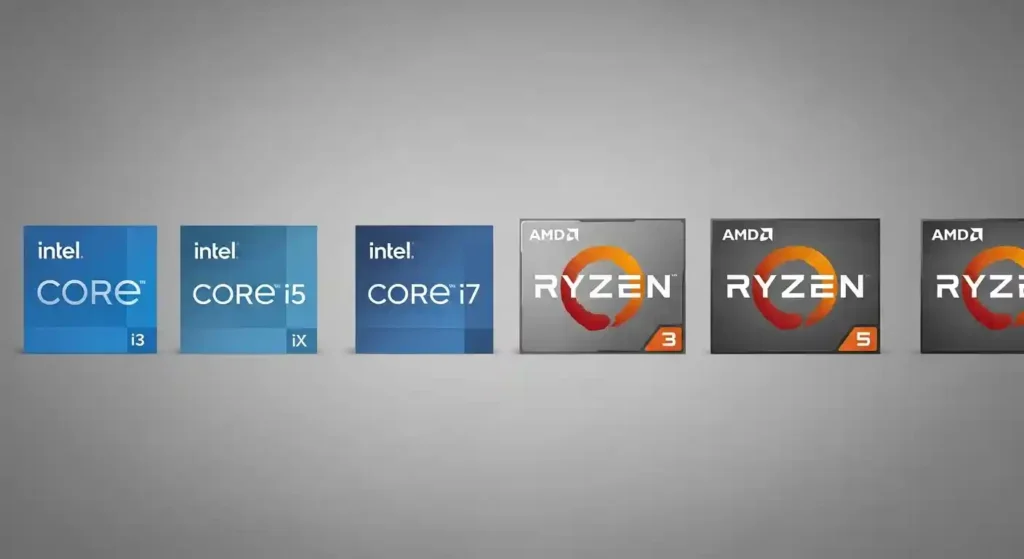 Intel CoreとAMD Ryzenのシリーズ