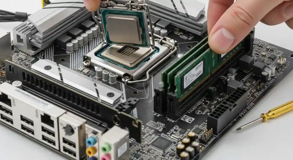 自作PCの組み立て工程