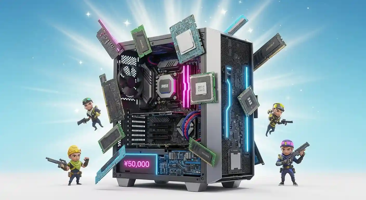 予算5万円以下で組むゲーミングPC