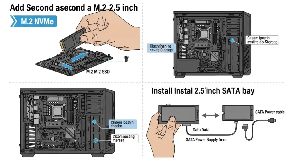 ゲーミングPCへのSSD増設