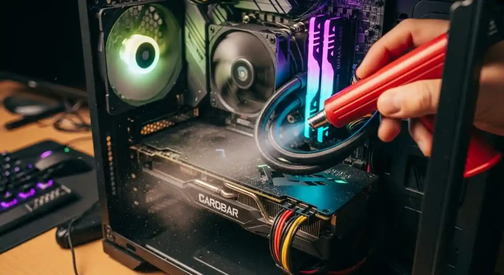 ゲーミングPCのクリーニング