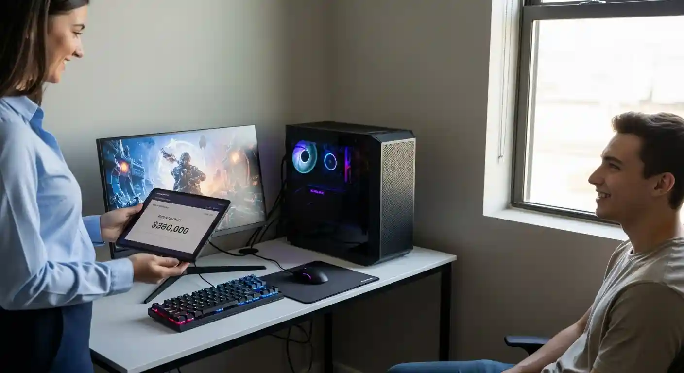 ゲーミングPCの買取シーン