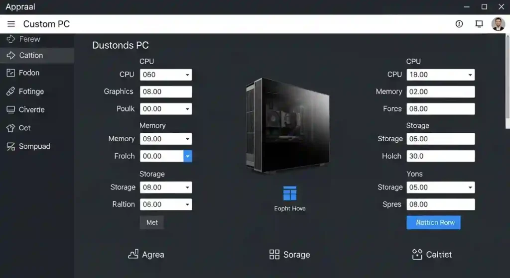自作PCの買取査定フォーム