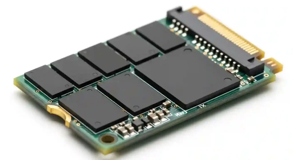 NVMe規格のM.2 SSDの画像。
