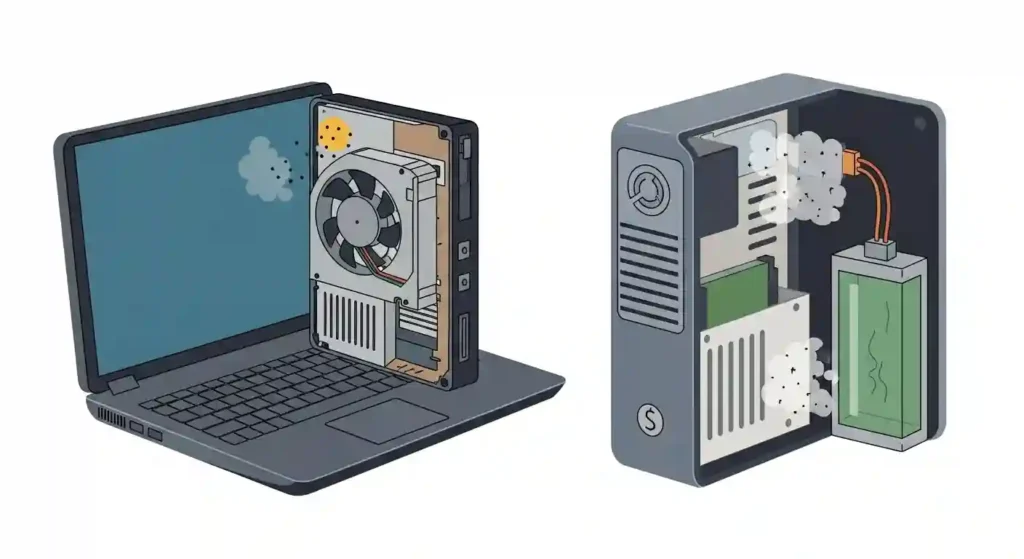 中古PCの状態のばらつき