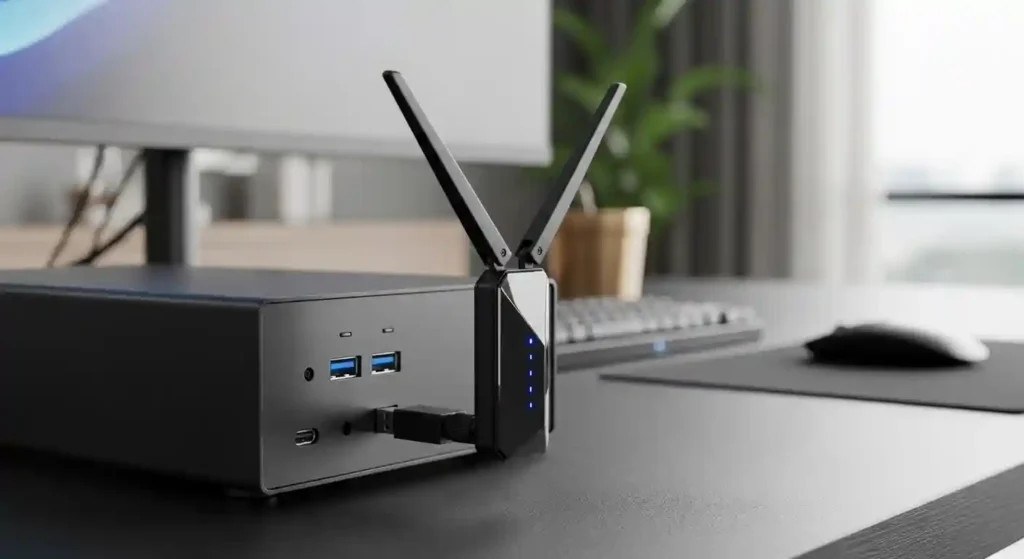 アンテナ付きUSB Wi-Fiアダプター