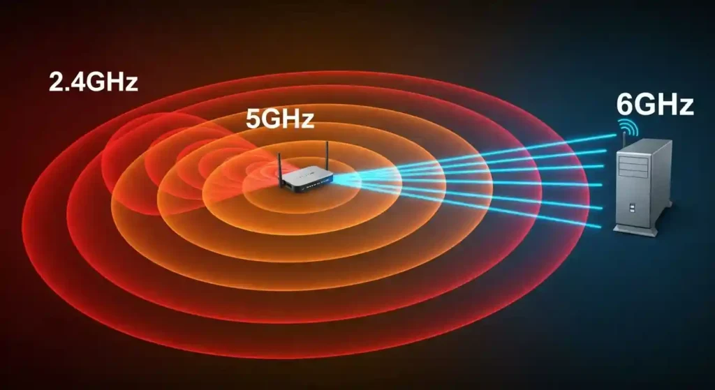 Wi-Fi 6Eの6GHz帯のメリット