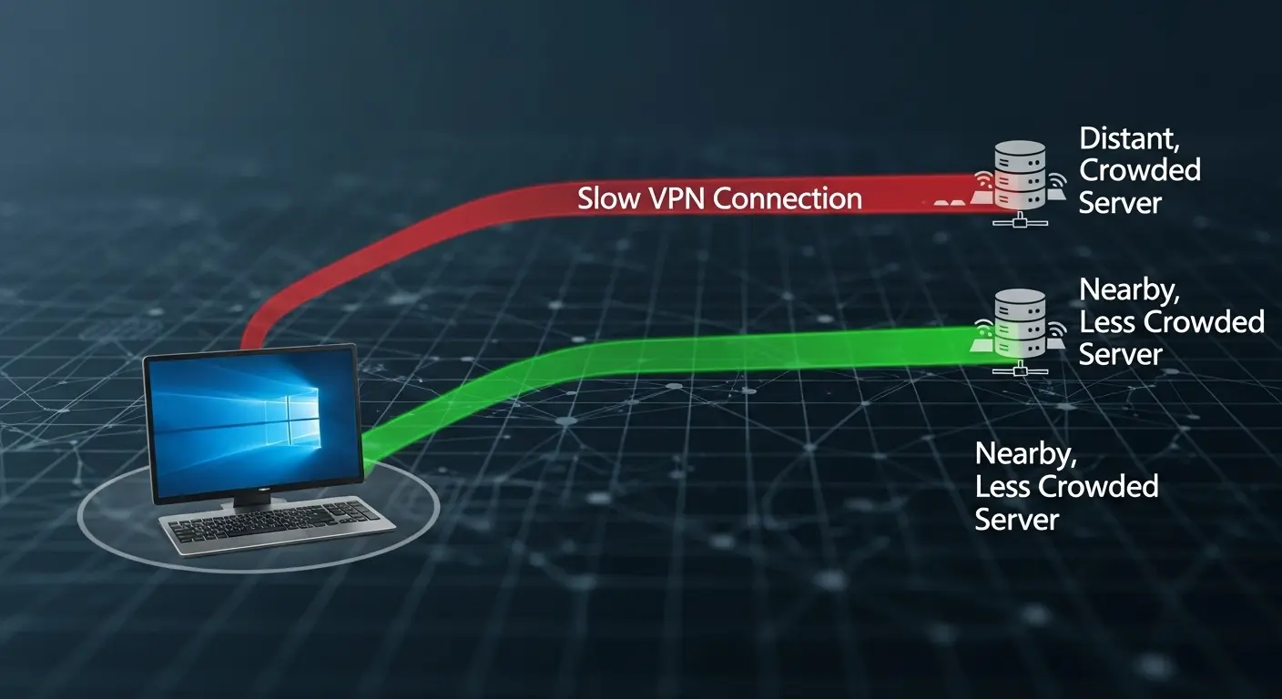 Windows VPN通信速度の解決策