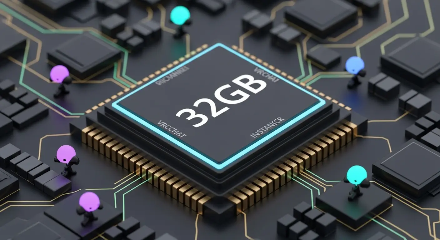 VRChatの大人数処理におけるCPUと32GBメモリの連携の重要性