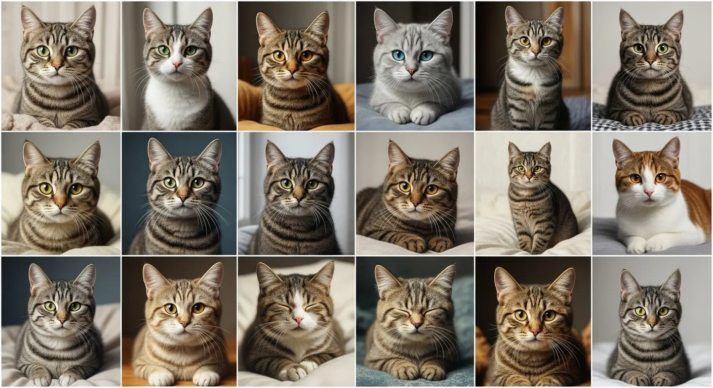 Dreambooth学習によって生成された高再現性の画像例
