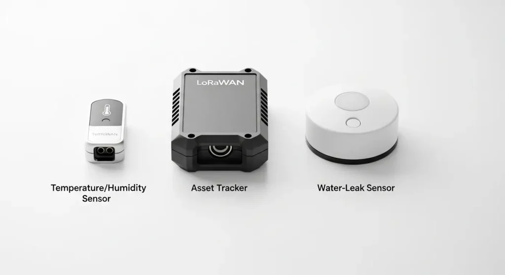 温度、湿度、位置情報など多様なLoRaWANセンサー製品のラインナップ