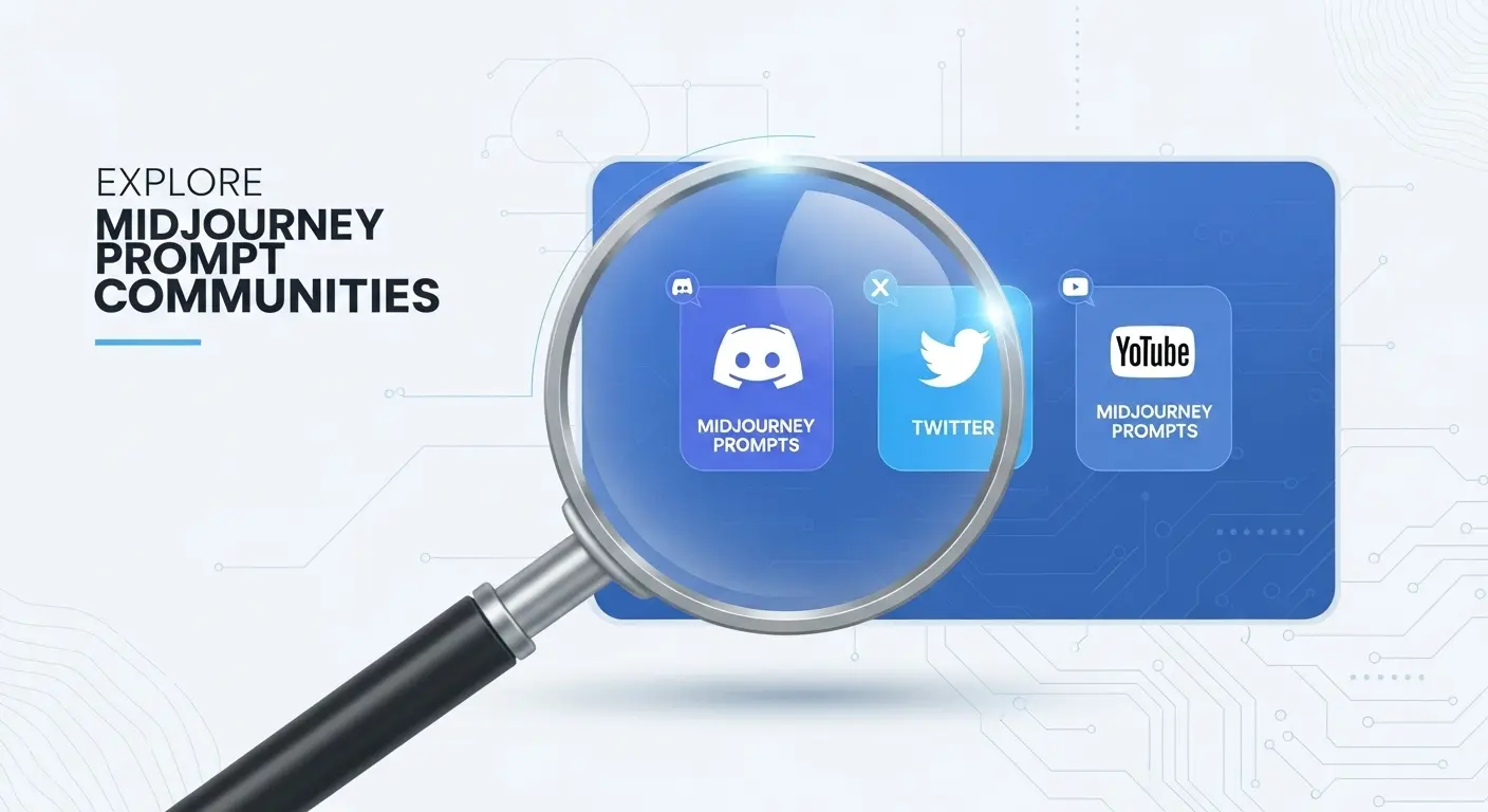 Midjourneyのプロンプト情報をDiscord、X、YouTubeで効率的に収集する方法を図解