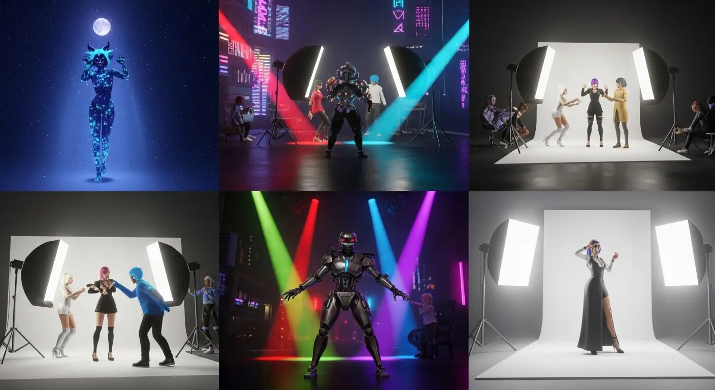 VRChatのアバター撮影スタジオ