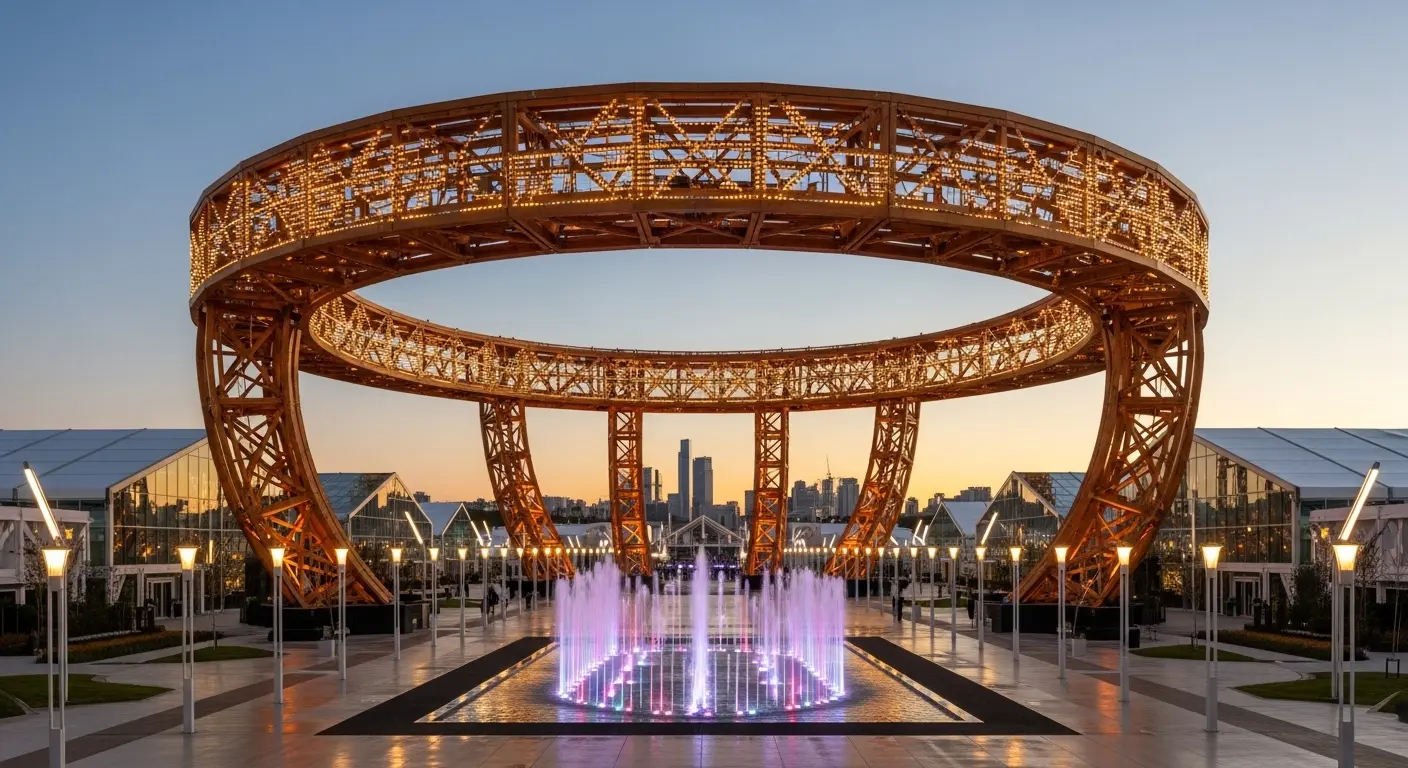 VRChatの期間限定大型イベント会場 FXPO2025