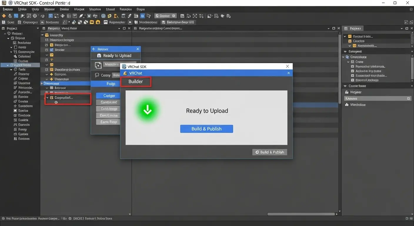 VRChat SDKのControl Panelでアバターアップロードの準備が完了した画面。