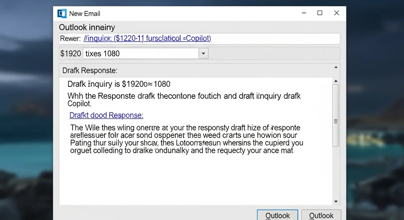 OutlookでCopilotに返信メールのドラフトを作成させて時間を節約します
