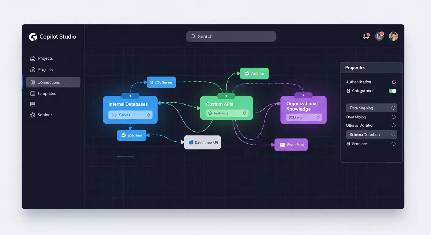 Copilot Studioを活用し、自社の業務に特化したカスタムAIを構築できます
