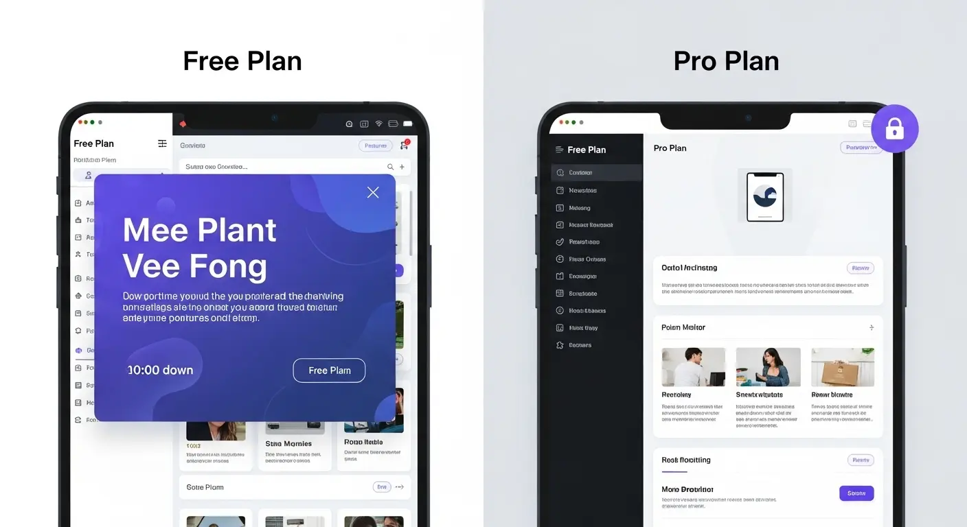 Fotorの無料版と有料版(Pro)のセキュリティと広告表示の違い。