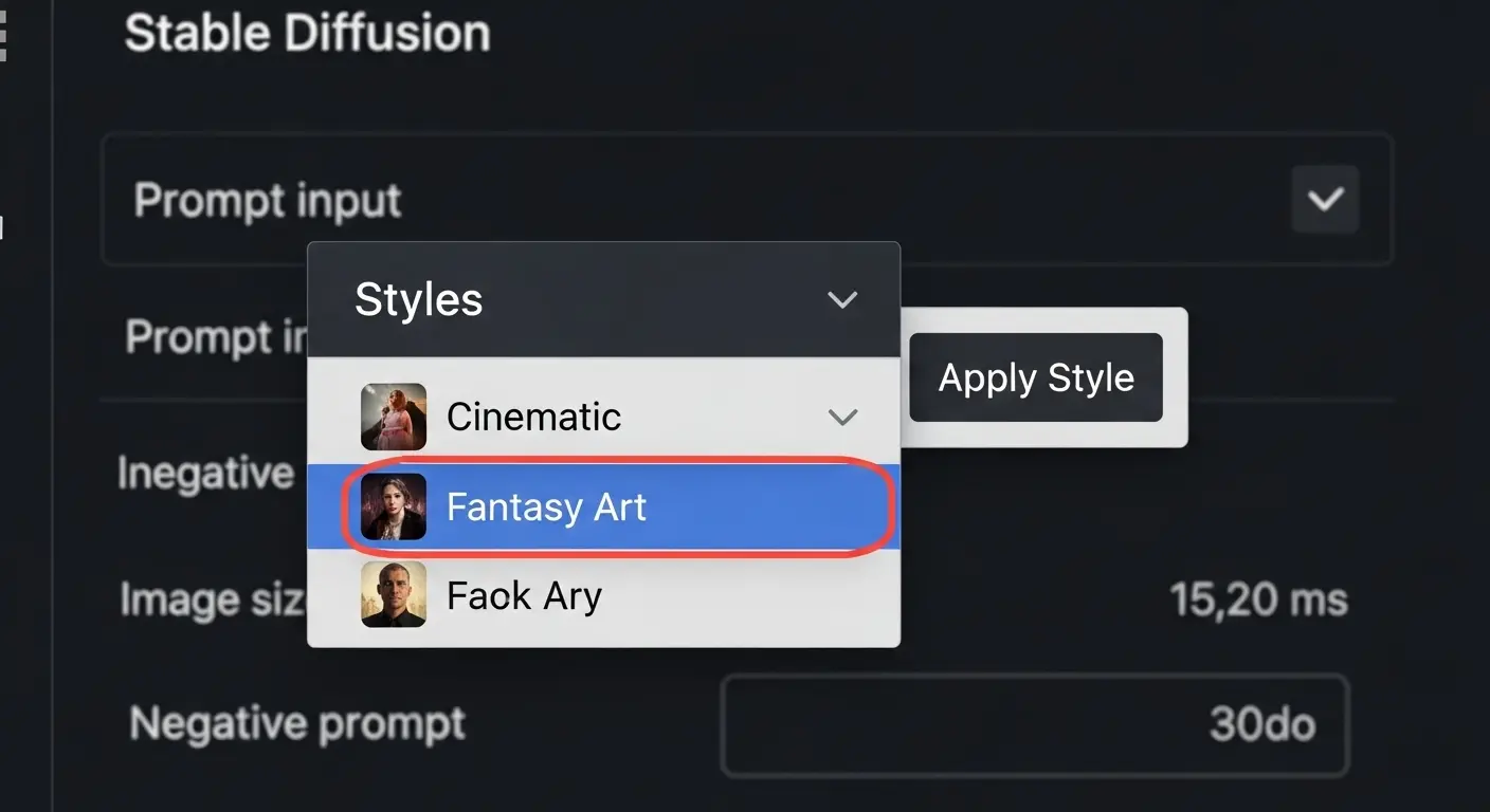 Stable Diffusionのプロンプト保存・再利用の効率的なワークフロー図。