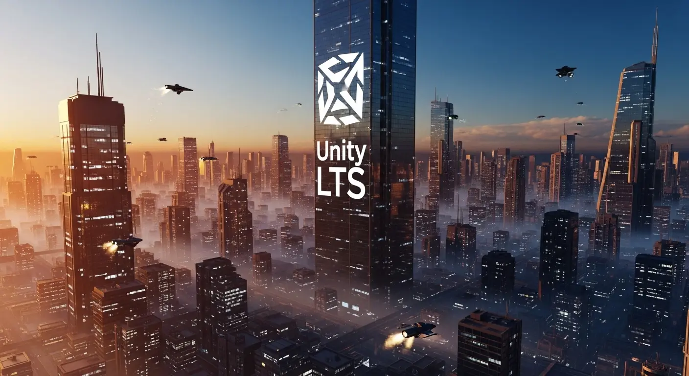 最新LTS版で高性能な3Dシーンが安定して動作している画面。