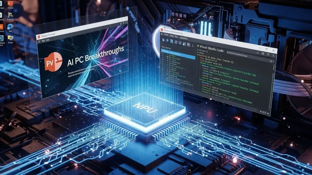 最新AI PCのNPUによる開発処理の加速