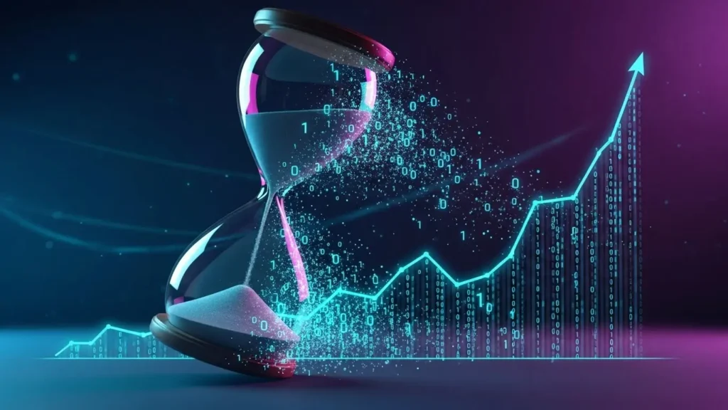 開発工数削減と生産性向上のグラフイメージ