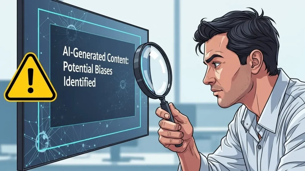 AIが作成した内容を人間が確認する作業