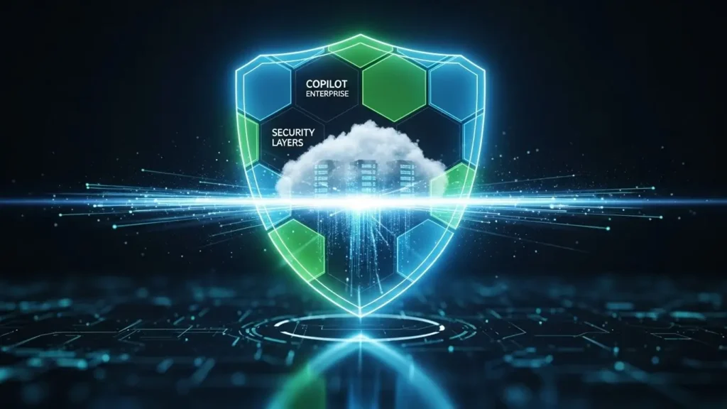 Copilot Enterpriseのセキュリティ保護イメージ