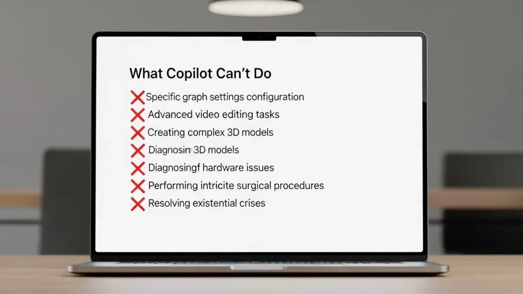 PowerPointにおけるCopilotの機能制限の解説