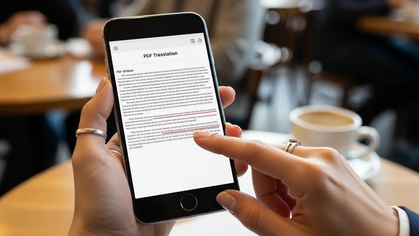 スマホアプリでCopilotの翻訳機能を使っている様子