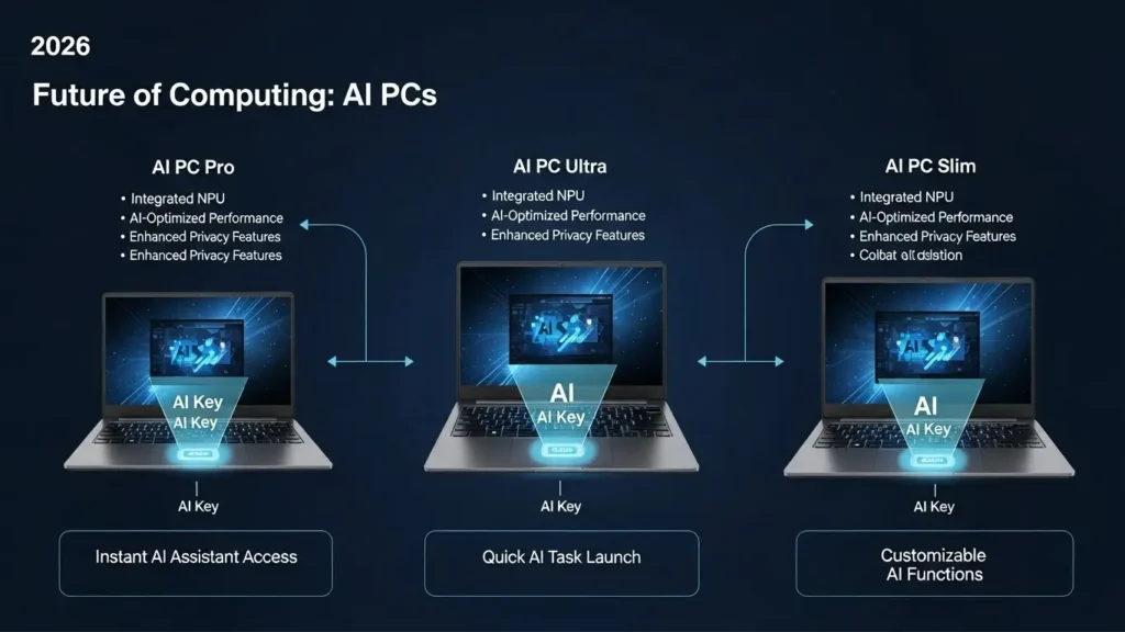 2026年の最新AI PCと物理キーボードのトレンド