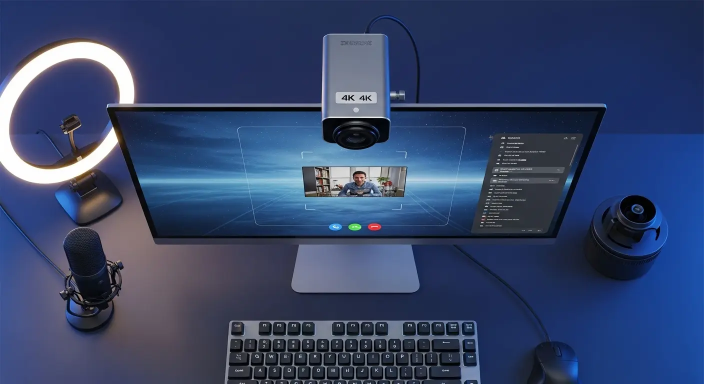 2026年最新の4K Webカメラとプロフェッショナルなデスク環境