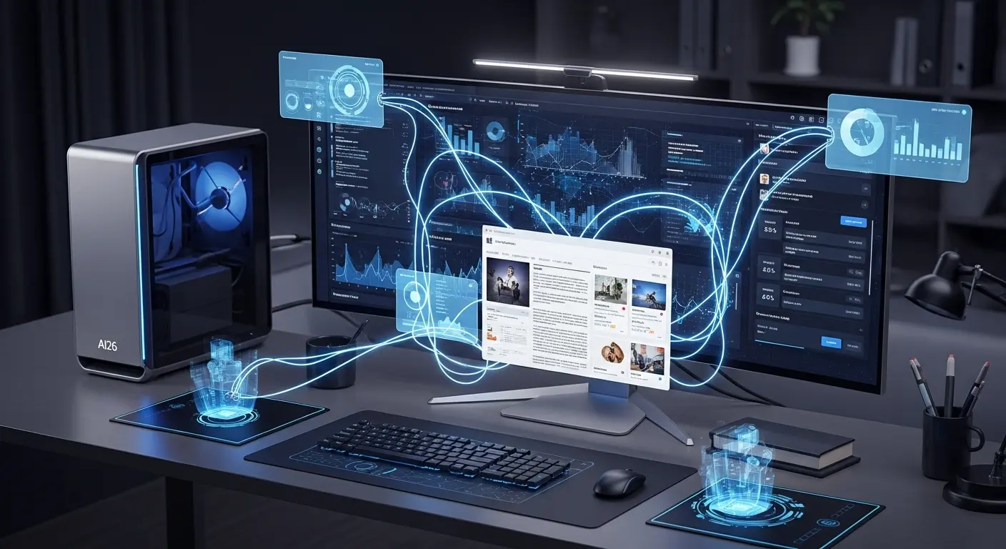 AIエージェントを活用して副業を自動化するダッシュボードのイメージ