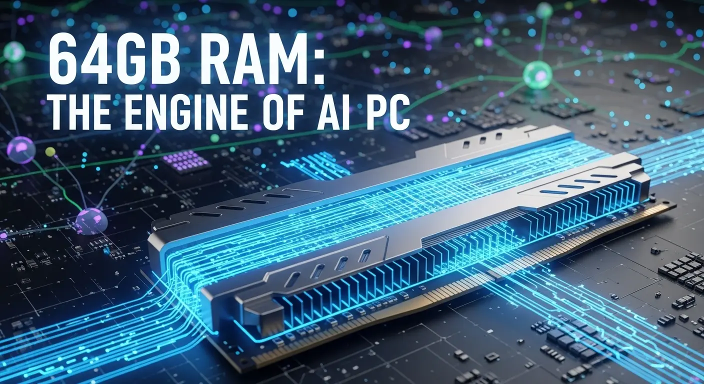 2026年のAI PCに最適な64GBメモリのイメージ画像