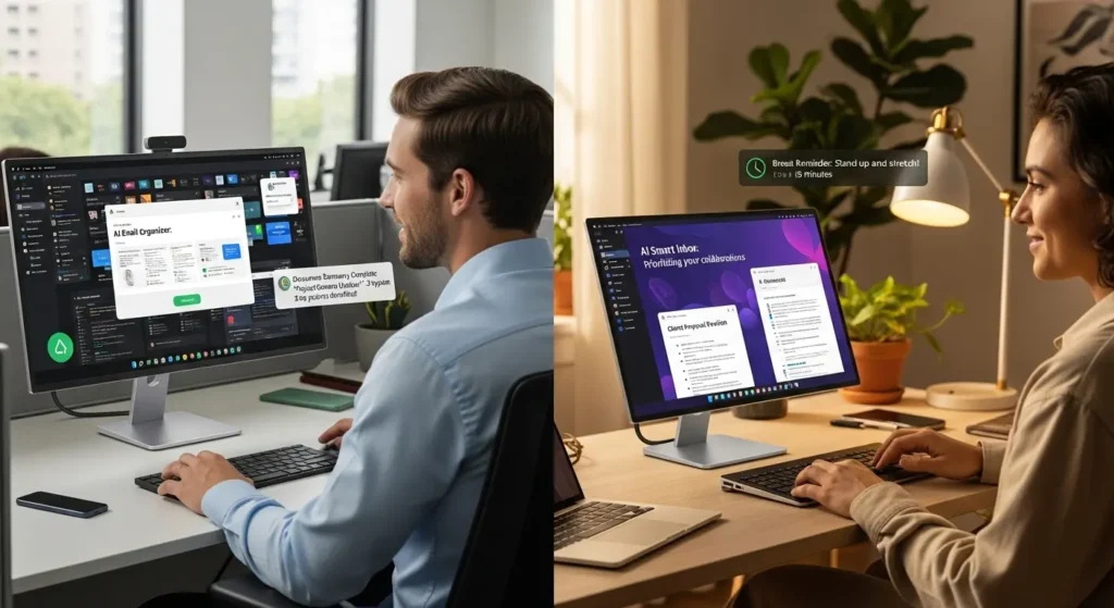 ビジネスとプライベートをシームレスに管理するAI PCの活用事例