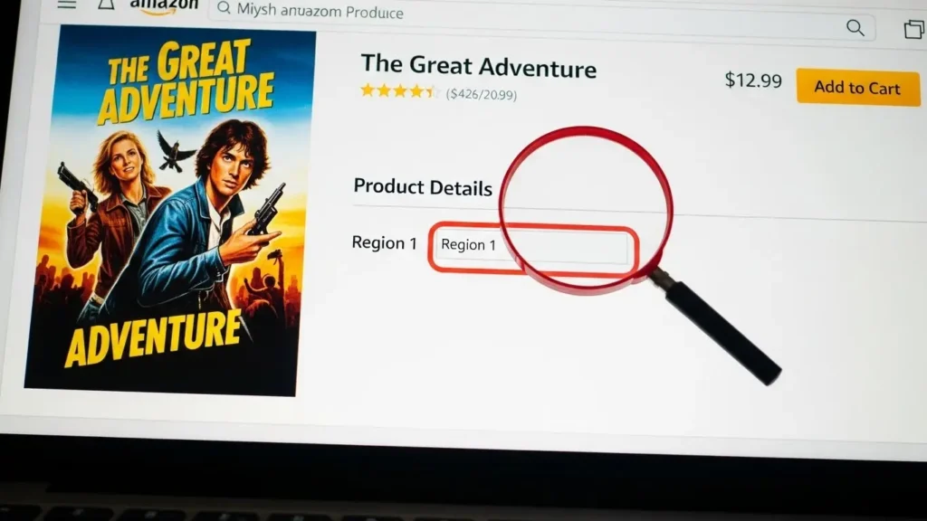 海外Amazonの商品詳細画面でリージョンコードを確認する箇所