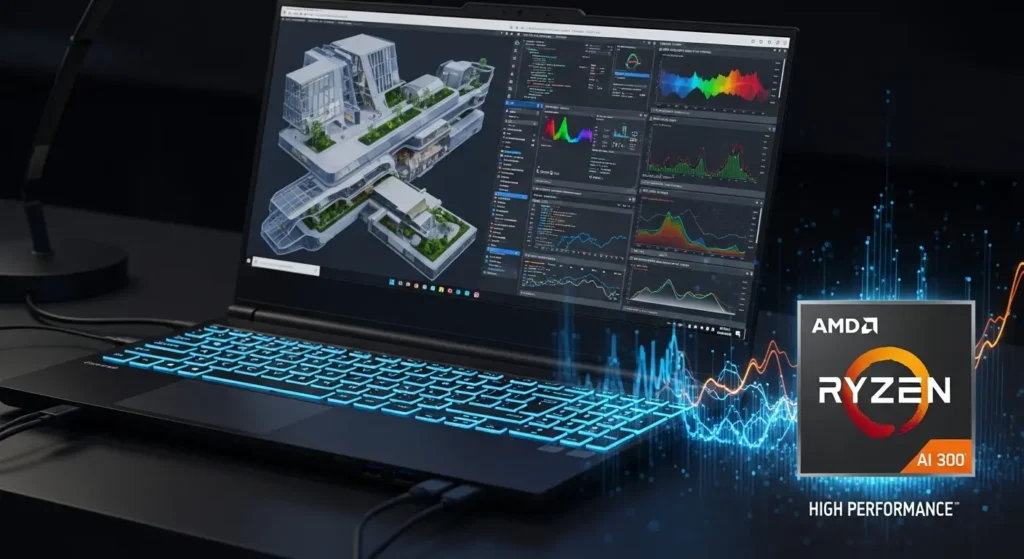 クリエイティブ作業におけるRyzen AI 300の圧倒的パフォーマンス