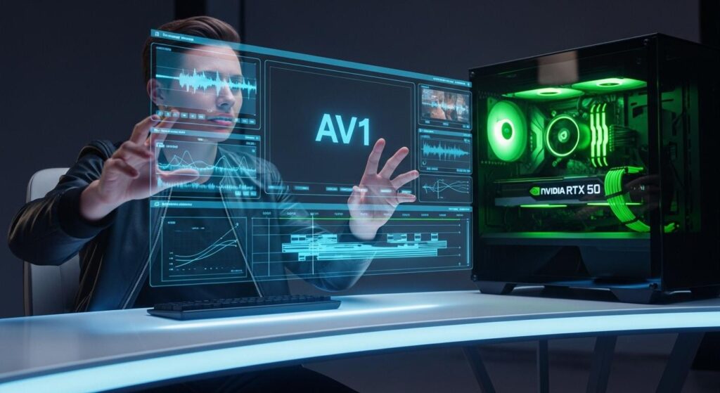 最新のAV1コーデックと2026年の動画編集環境