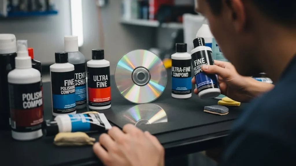 車用の研磨剤とDVDの修復活用