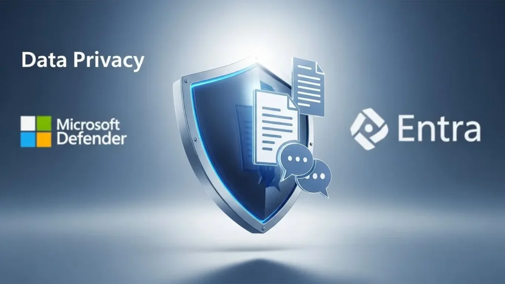 データのプライバシーを保護するセキュリティシールドのイメージ