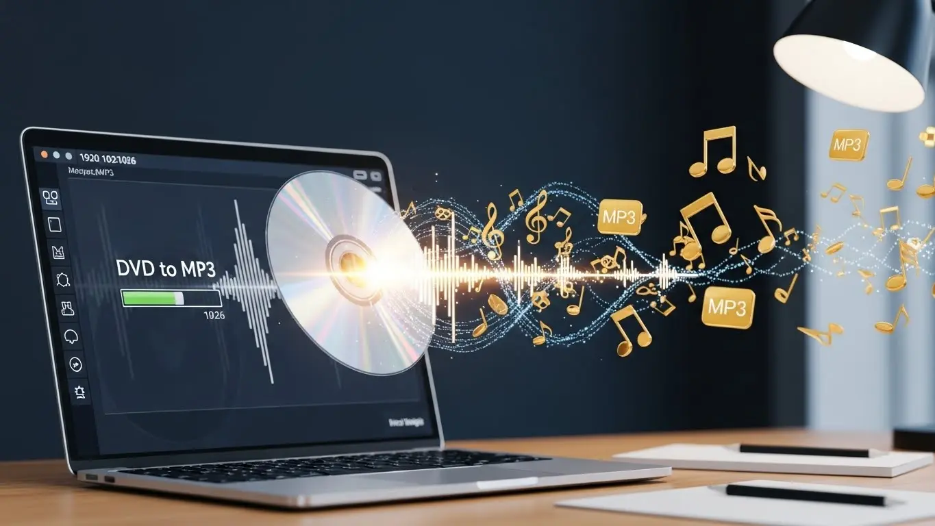 DVDから音声を抽出してMP3に変換する最新イメージ