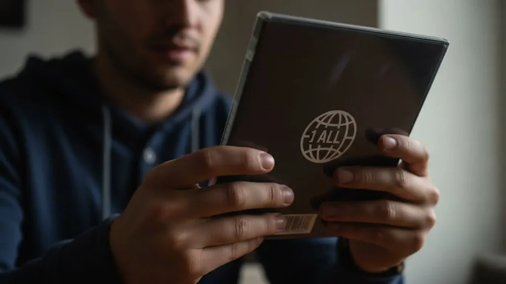 DVDパッケージの裏面に記載されているリージョンマーク