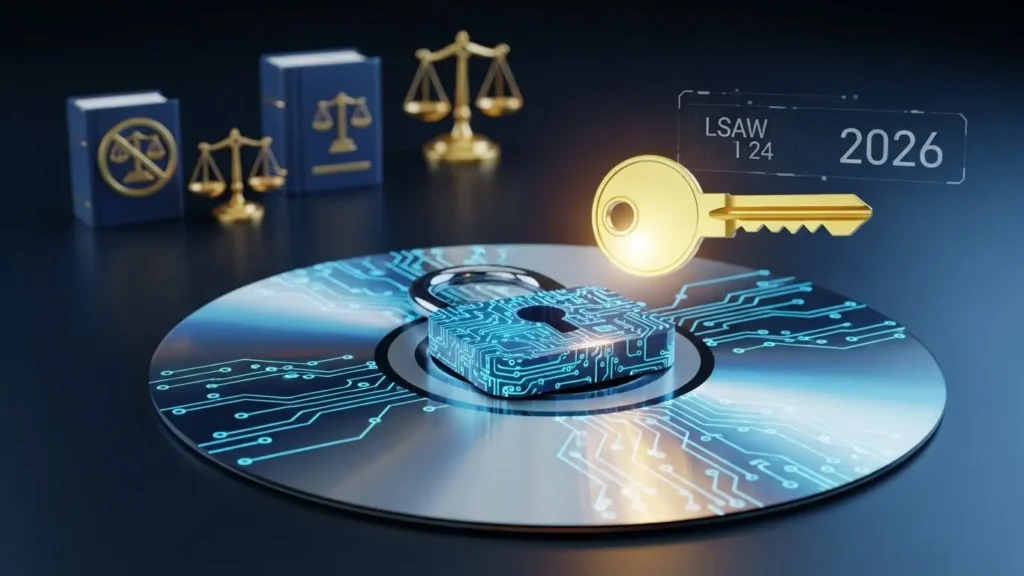 DVDコピーガードと2026年の法律に関するイメージ