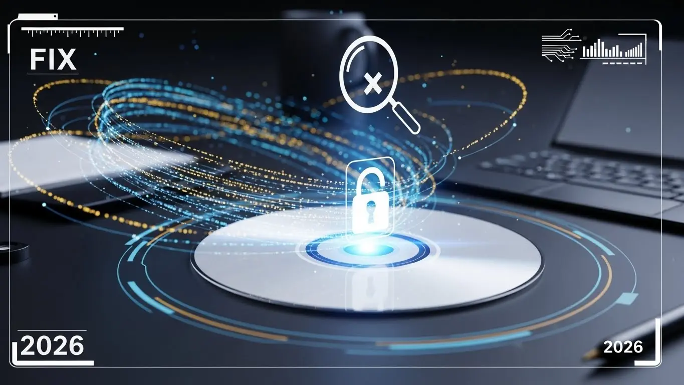 2026年最新のファイナライズを忘れたDVDを復元・再生するイメージ図