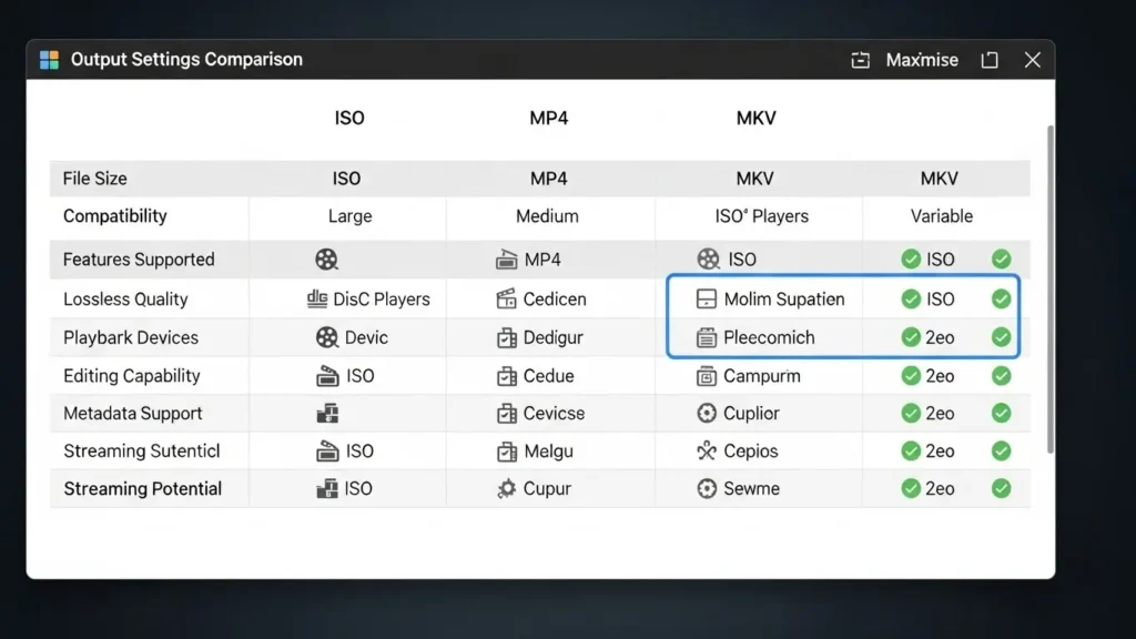 DVDリッピング時の出力モードとファイル形式の比較