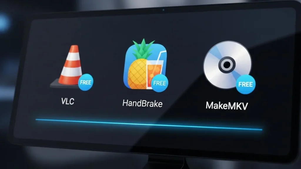 DVDリージョンコード解除ソフト3選の比較図
